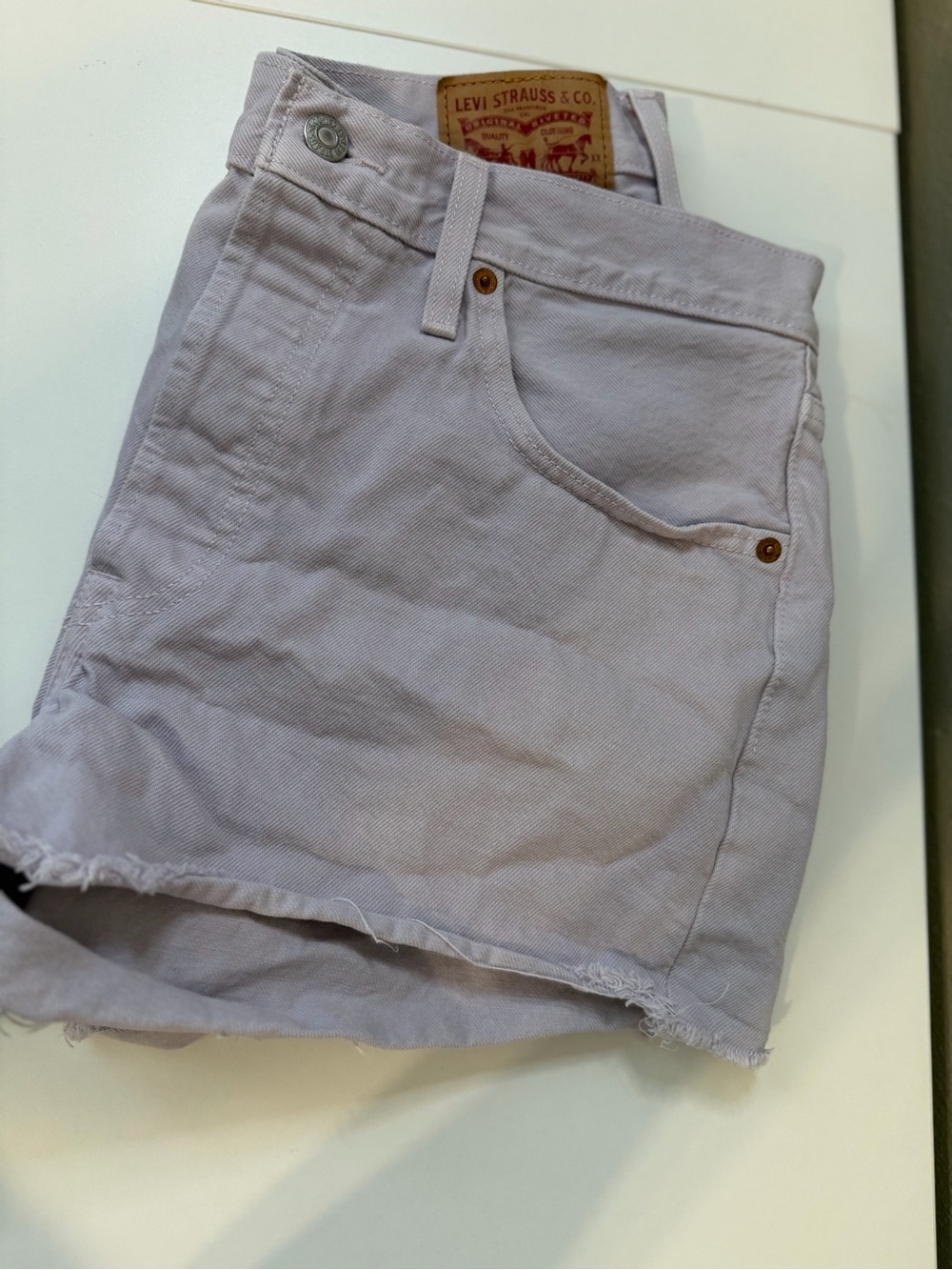 Levi’s Light Purple 501 Shorts